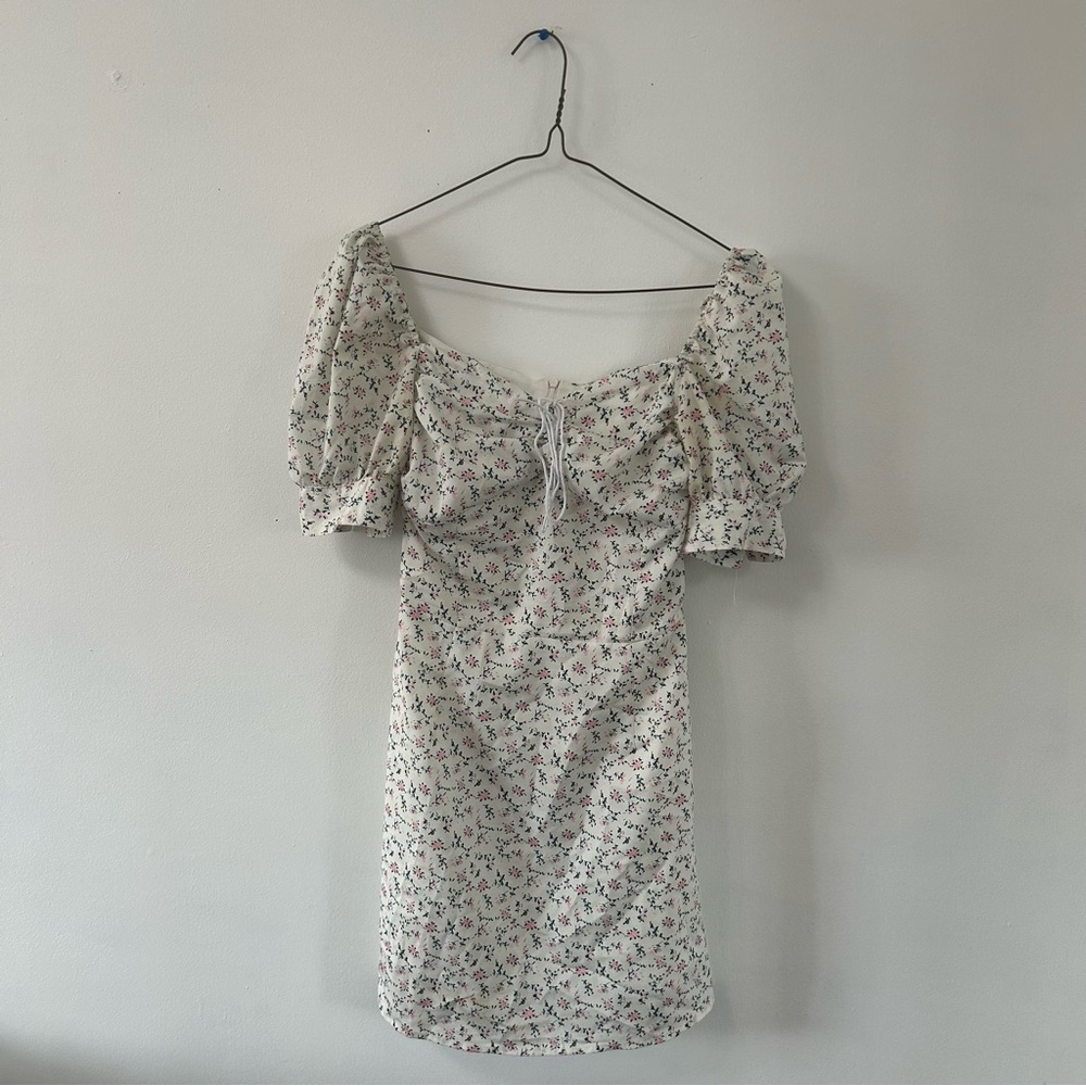 Floral Puff Sleeve Dress